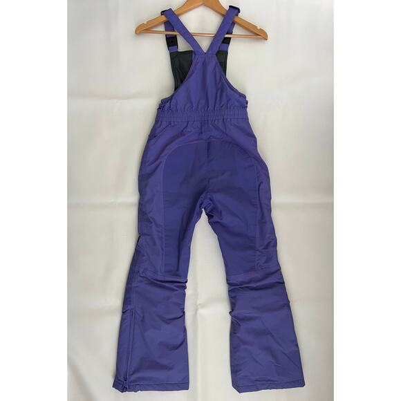 Land’s End Kids Squall Waterproof Insulated Iron Knee Snow Bibs Violet‎ Skiing - Picture 2 of 12